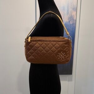 Jacob Brown Quilted Shoulder Bag